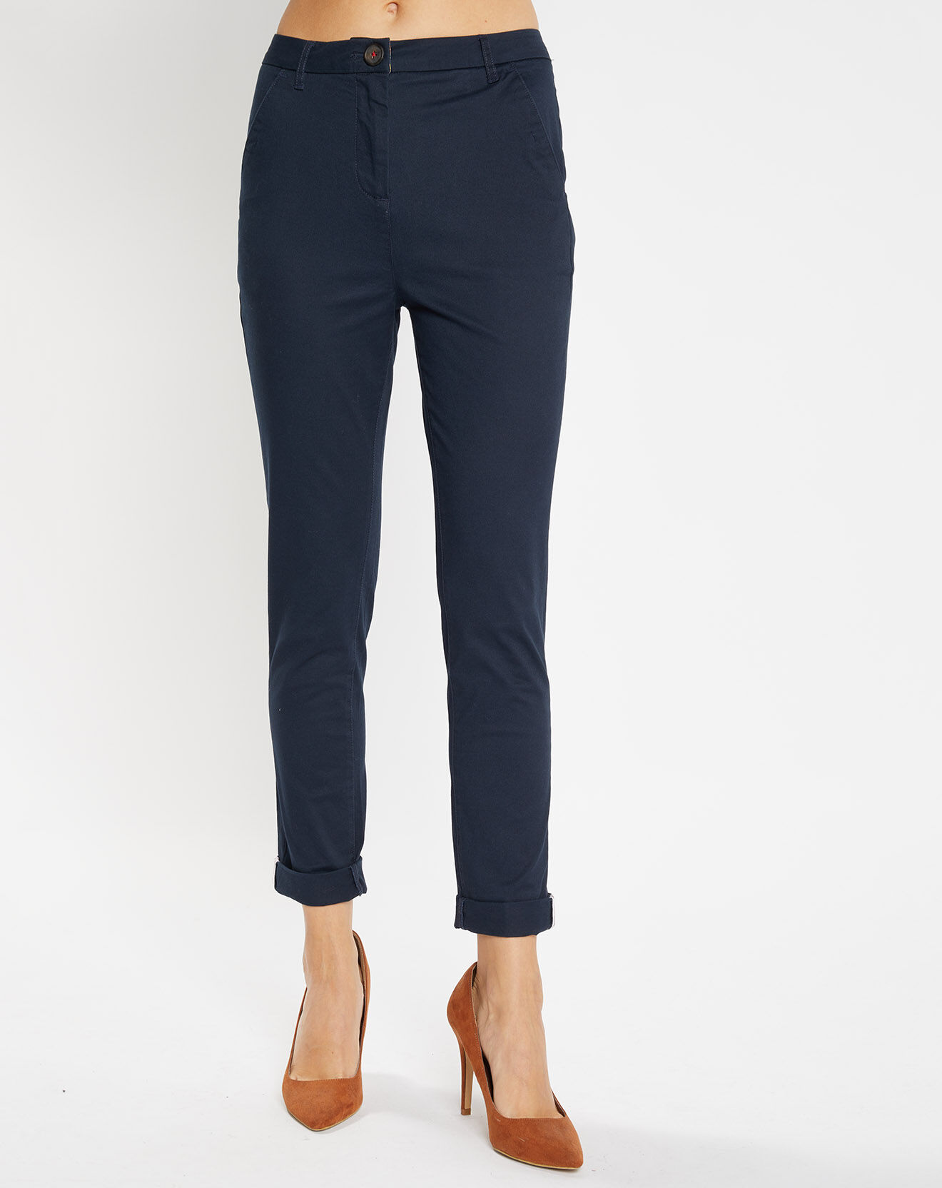Jodhpur Pantalon chino Bill bleu marine