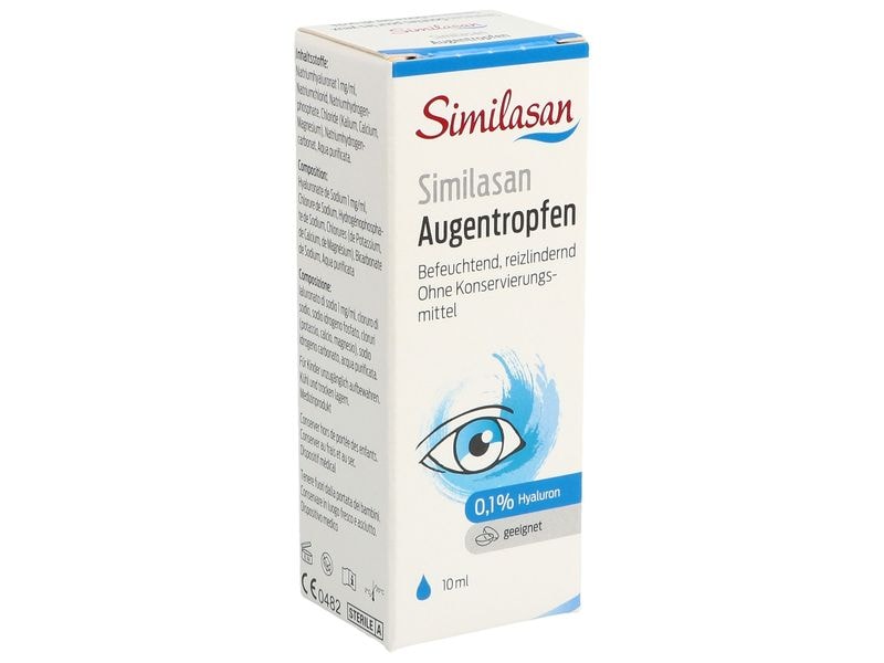 Similasan Augentropfen Hyaluron 0.1% 10 ml Augentropfen bei trockenen Augen