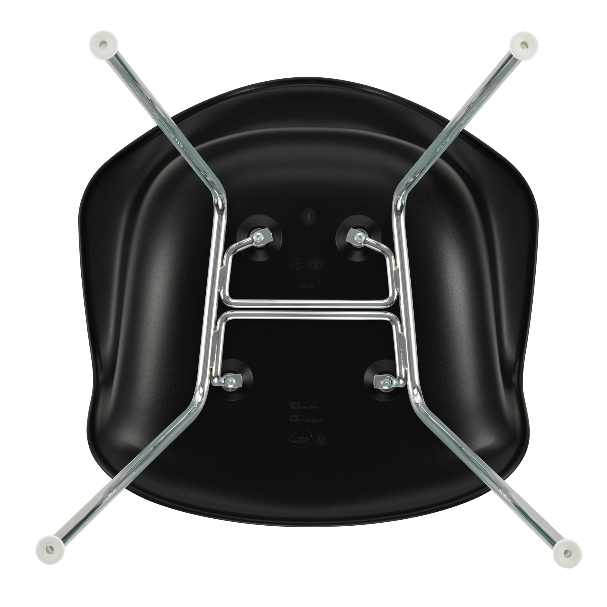 Eetkamerstoel DAX RE chroom Deep Black