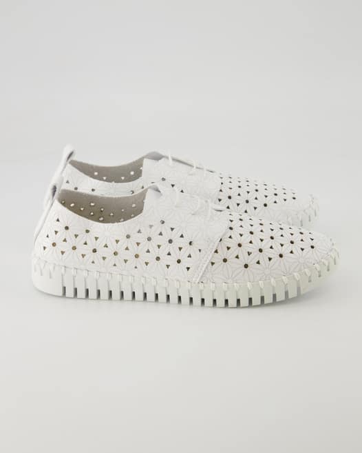 Terry Poppy Sneaker in Weiß