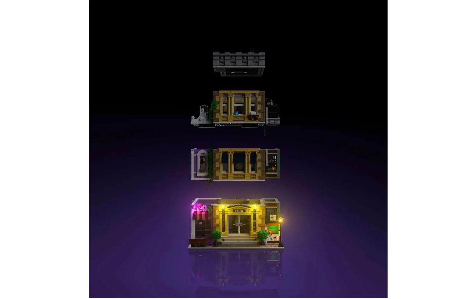 LED-Licht-Set für LEGO® LMB 2.0 für 10278 PolizeistationBeleuchtungs-Kit