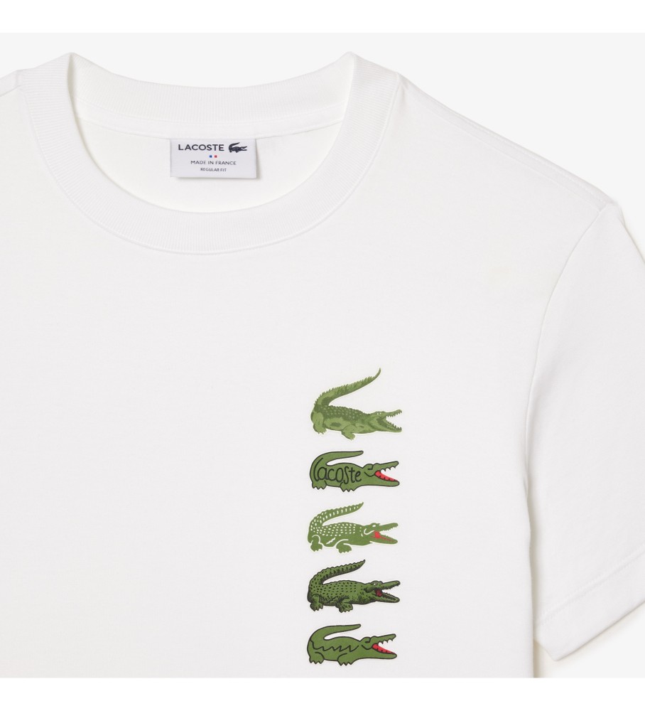 Camiseta Lacoste Crocodilo Branca