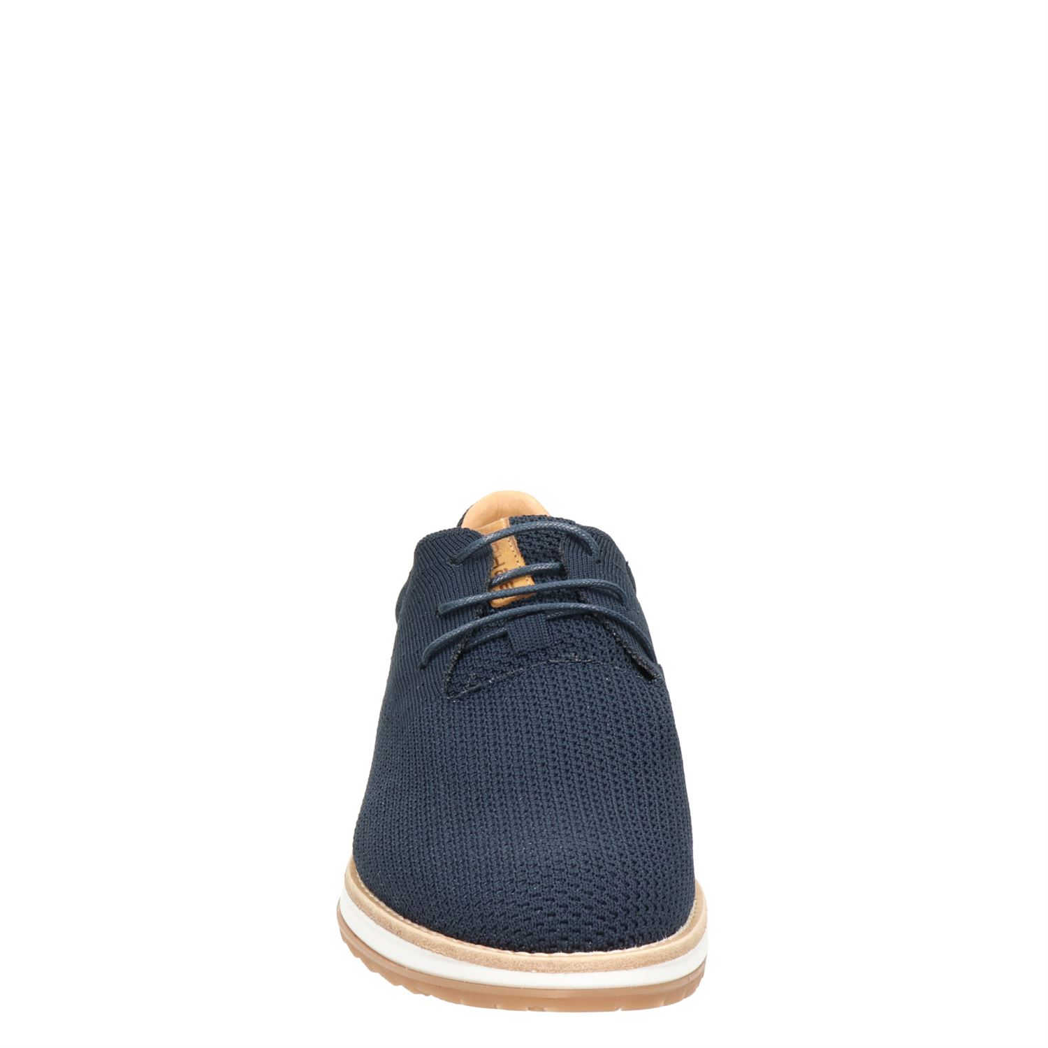 Nolan Knit heren sneaker Rehab Blauw
