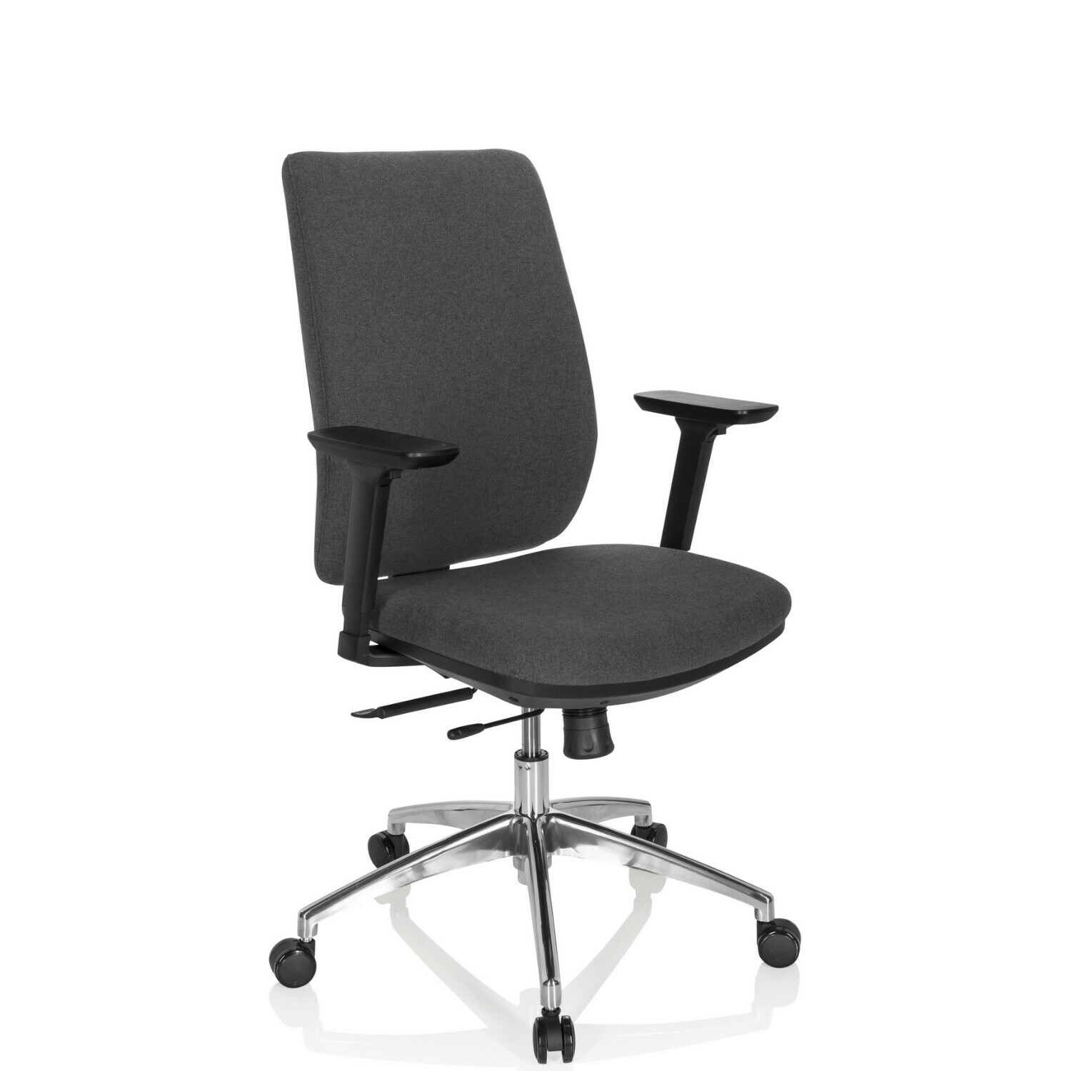 Profi Bürostuhl INTEGRIO I Stoff mit Armlehnen (höhenverstellbar) hjh OFFICE