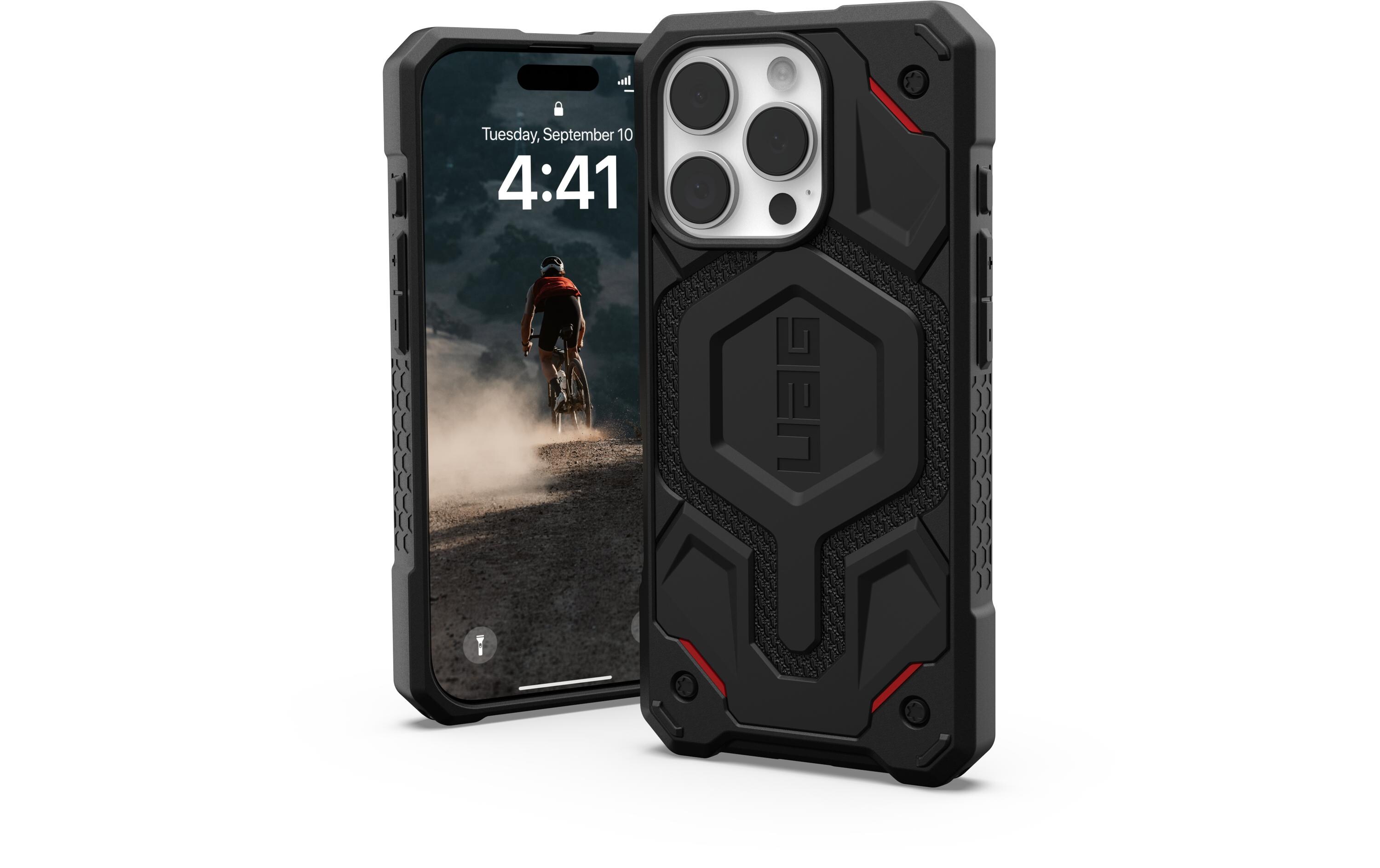 Back Cover Monarch Pro iPhone 16 Pro Kevlar BlackSchutzhülle für das Apple iPhone 16 Pro