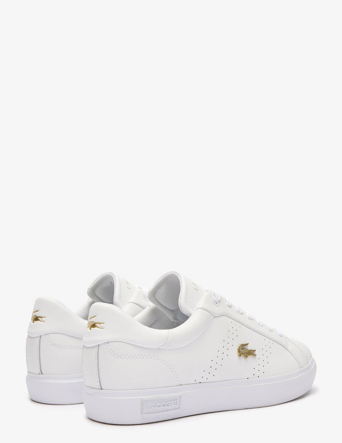 lacoste Sneakers Femme Powercourt 2.0 124 1 SFA Blanc Cuir