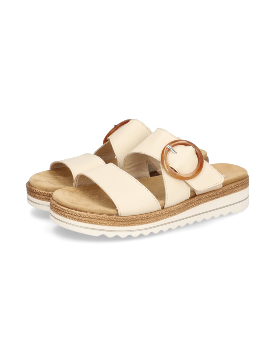 Glattleder Pantoffel