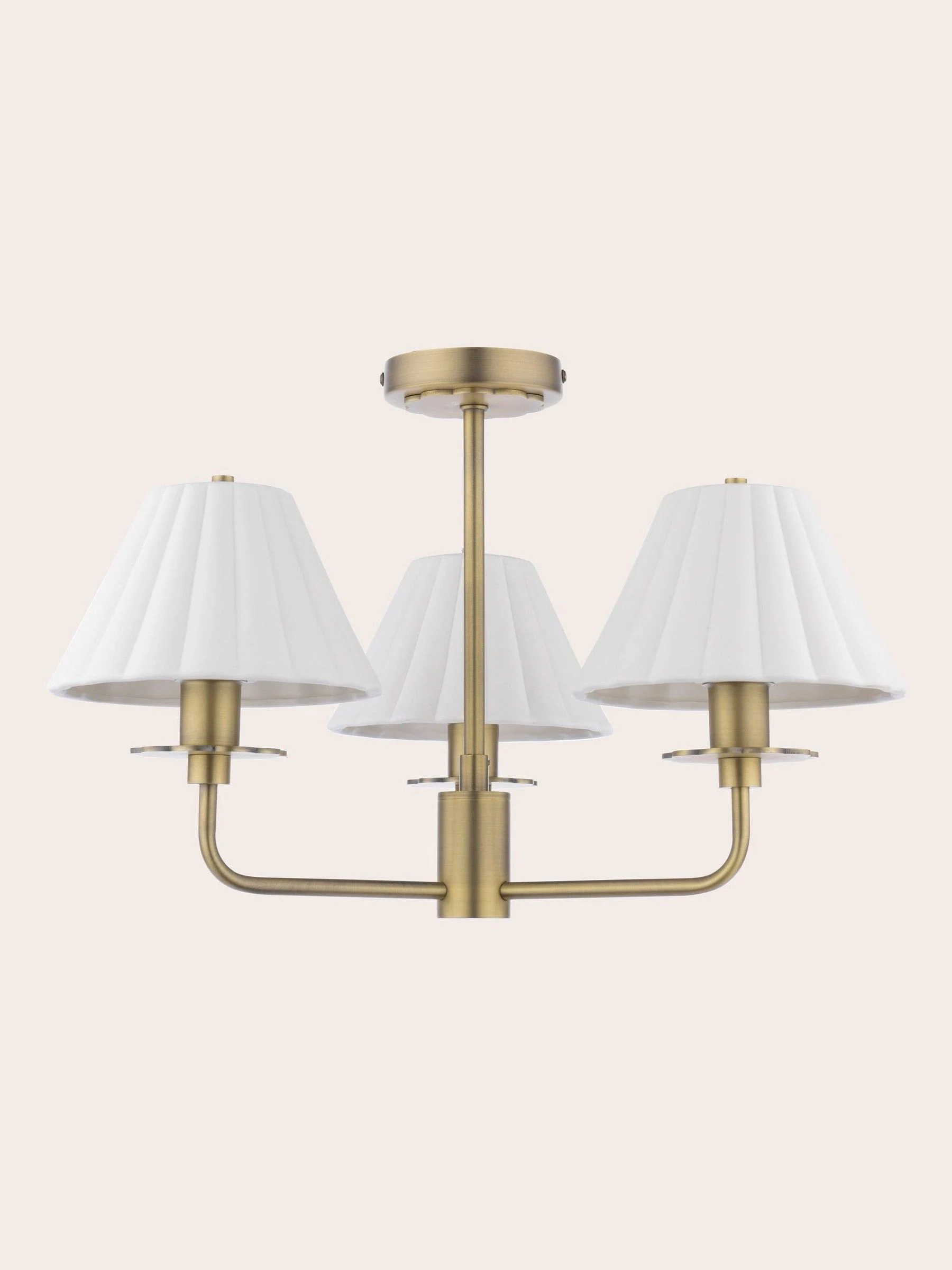 Laura Ashley Mixbury 3 Semi Flush Ceiling Light