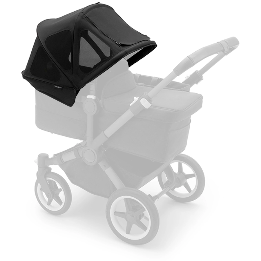 bugaboo Sonnendach mit Lüftungsfenstern Breezy Donkey Midnight Black