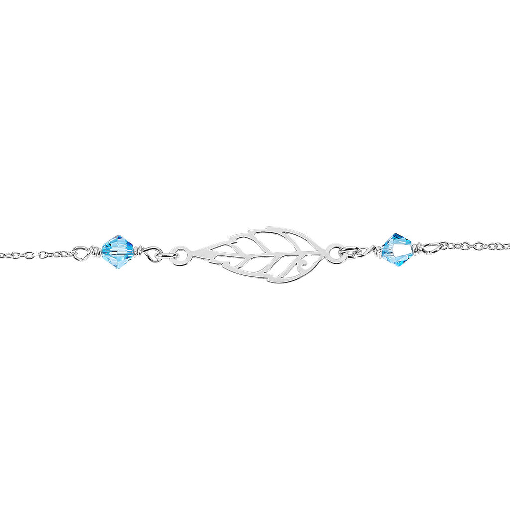 Bracelet Angelika Argent Blanc Pierre De Synthese