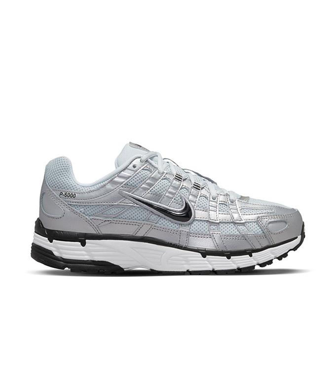 Nike P-6000 FD9876 WHITE-BLACK-METALLIC-SILVER