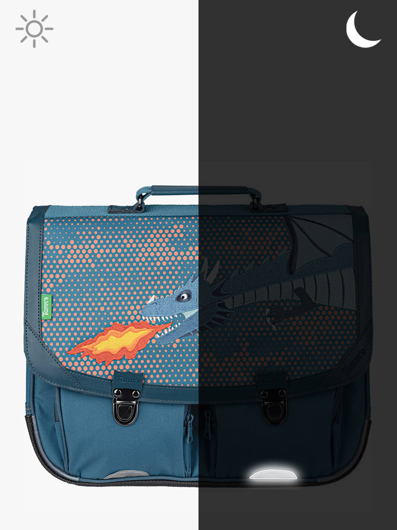 Cartable 2 compartiments TANN'S