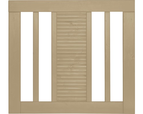 Enkele poort Konsta Fenris zonder slotgat 90 x 90 cm naturel