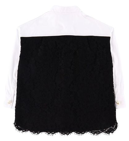 Dolce & Gabbana Bluse - 90er - Weiß/Schwarz