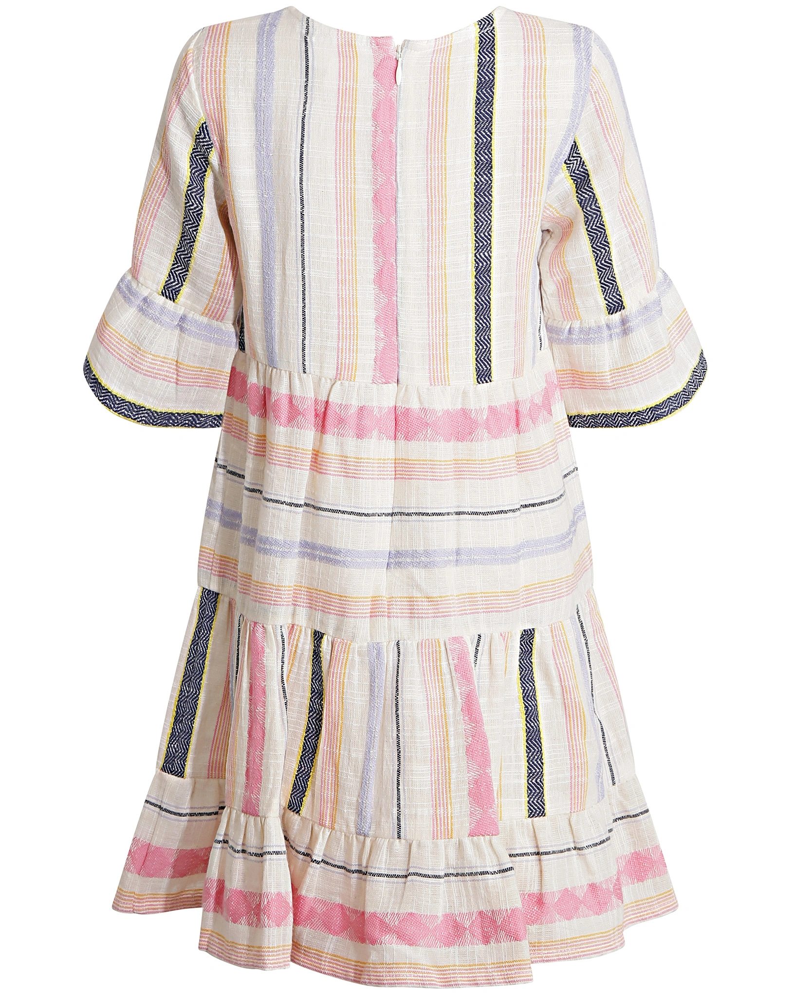 Langarm-Kleid LINES in multicolour