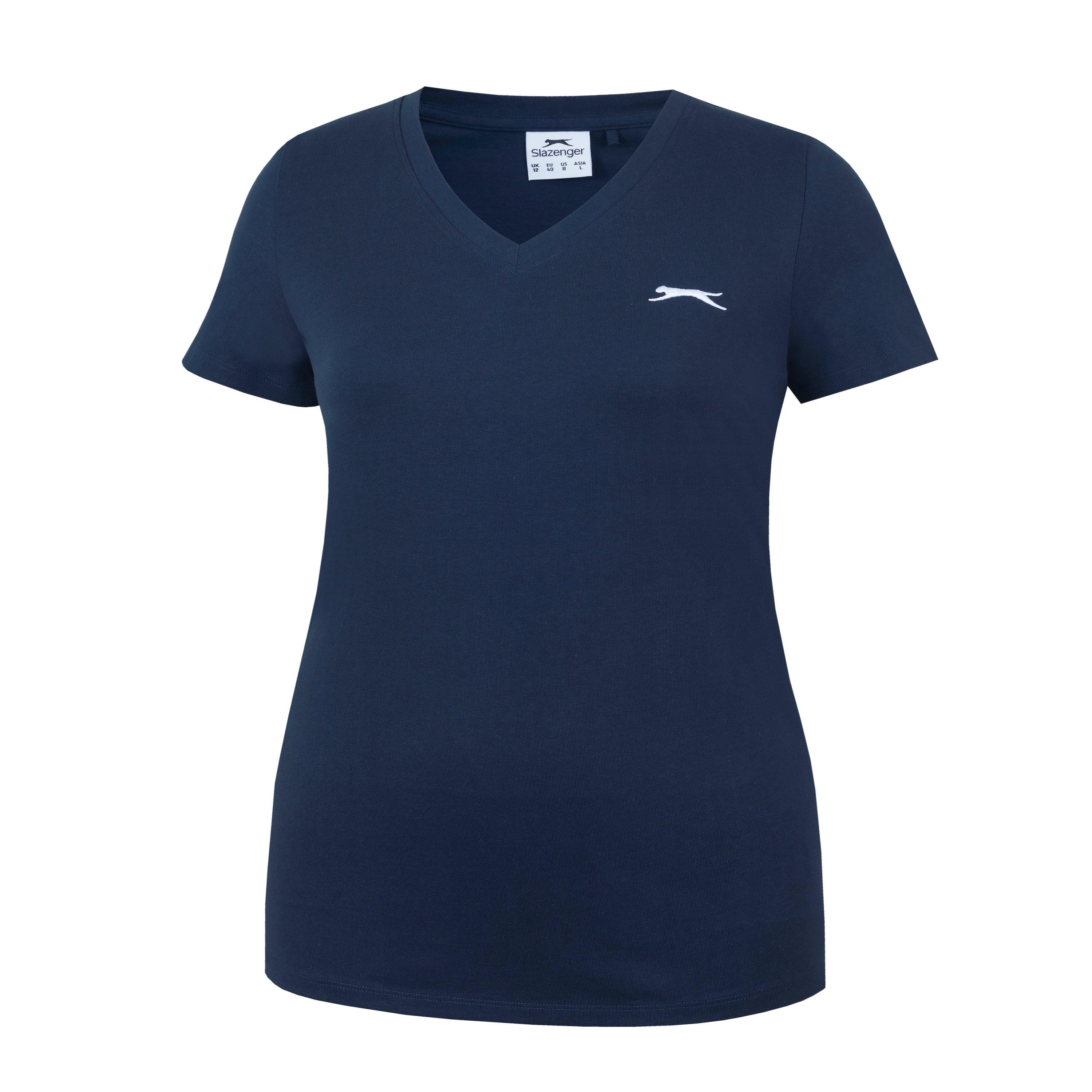 Slazenger Ladies V Neck Tee Shirt