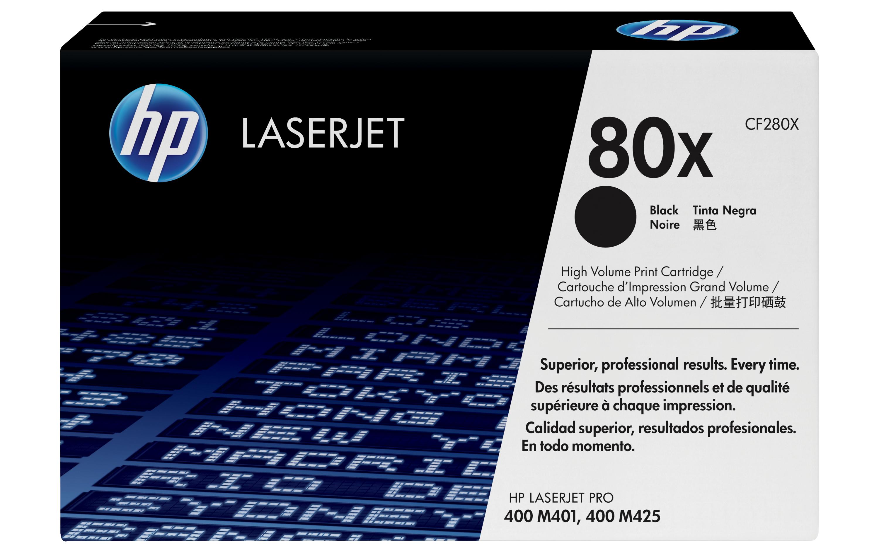 Toner Nr. 80X (CF280X) Black<br>Tonerkartusche