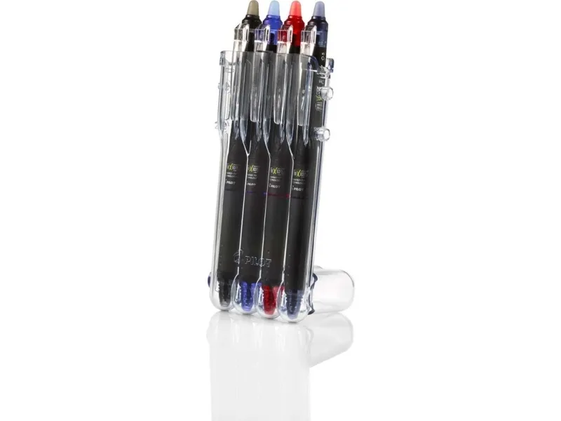 Pilot FriXion Point Clicker 0,5 mm - med 4 stk. ass. farver