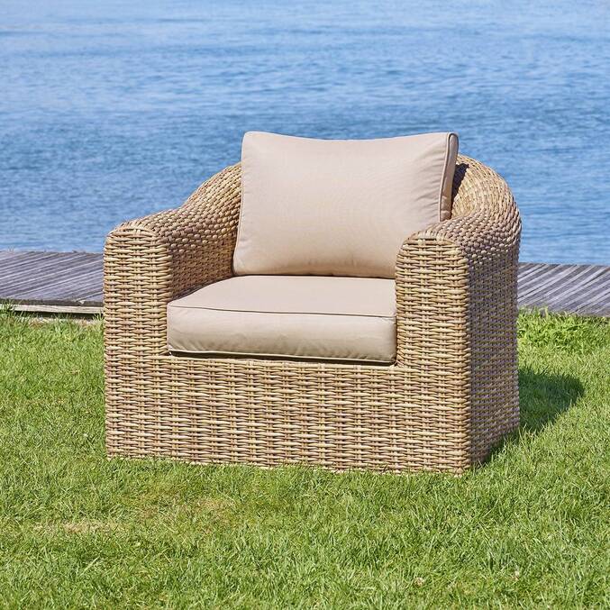 Fauteuil de salon de jardin MOORÉA Savana