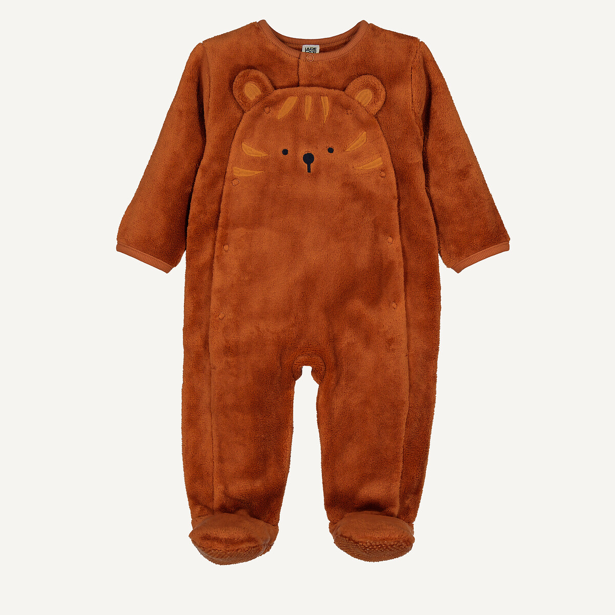 COLEÇÕES LA REDOUTE<br>Pijama sobreposto de veludo felpudo com estampa de urso