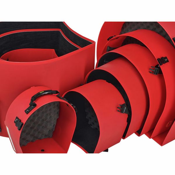 Hardcase HRockFus3 F.Lined Set Red