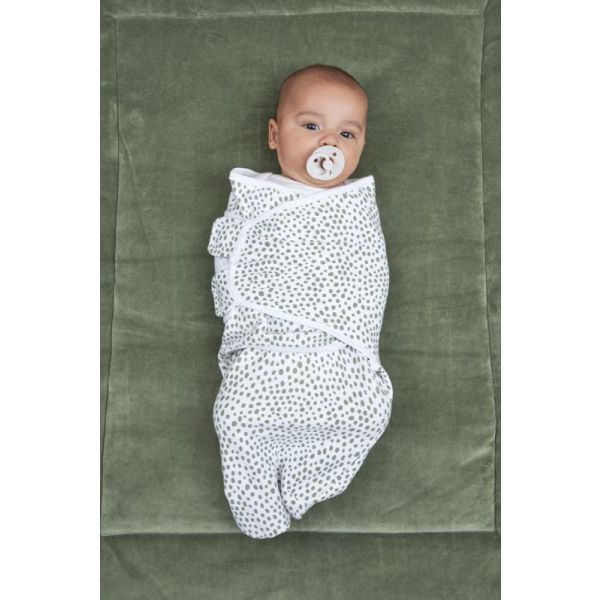 SwaddleMeyco 2-Pack Cheetah/Uni Forest Green 0-3 Maanden