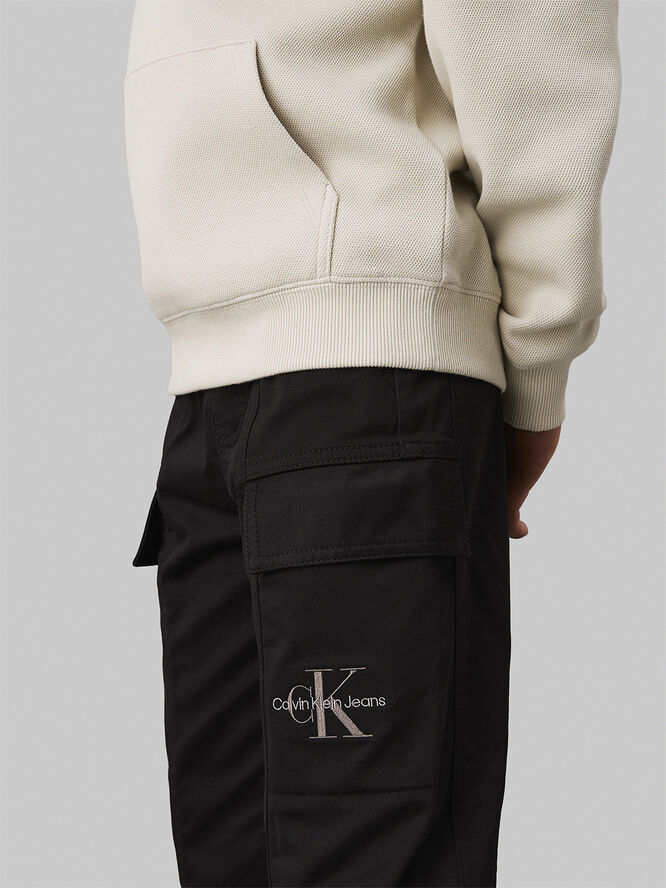Calvin Klein ESSENTIAL WOVEN CARGO PANTS Ck black