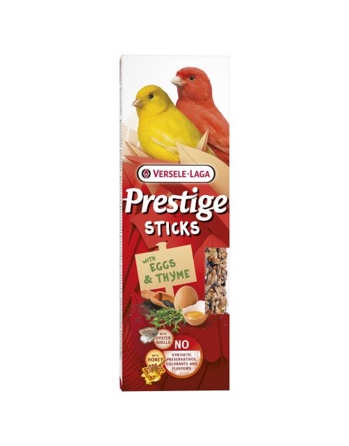Versele-Laga Prestige Sticks Kanaries - Vogelsnack - Ei Thijm 60 g 2 stuks