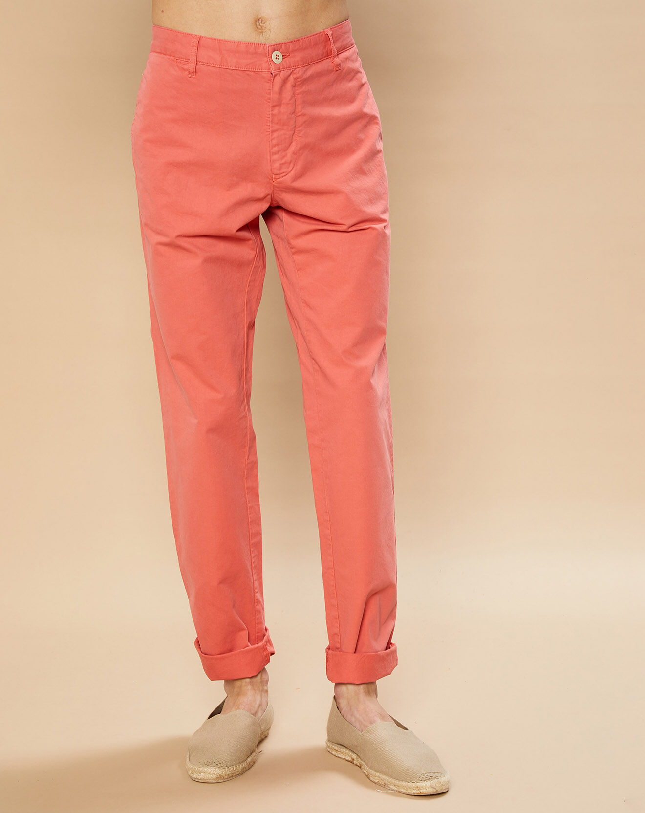 Hartford Pantalon Tex faded red