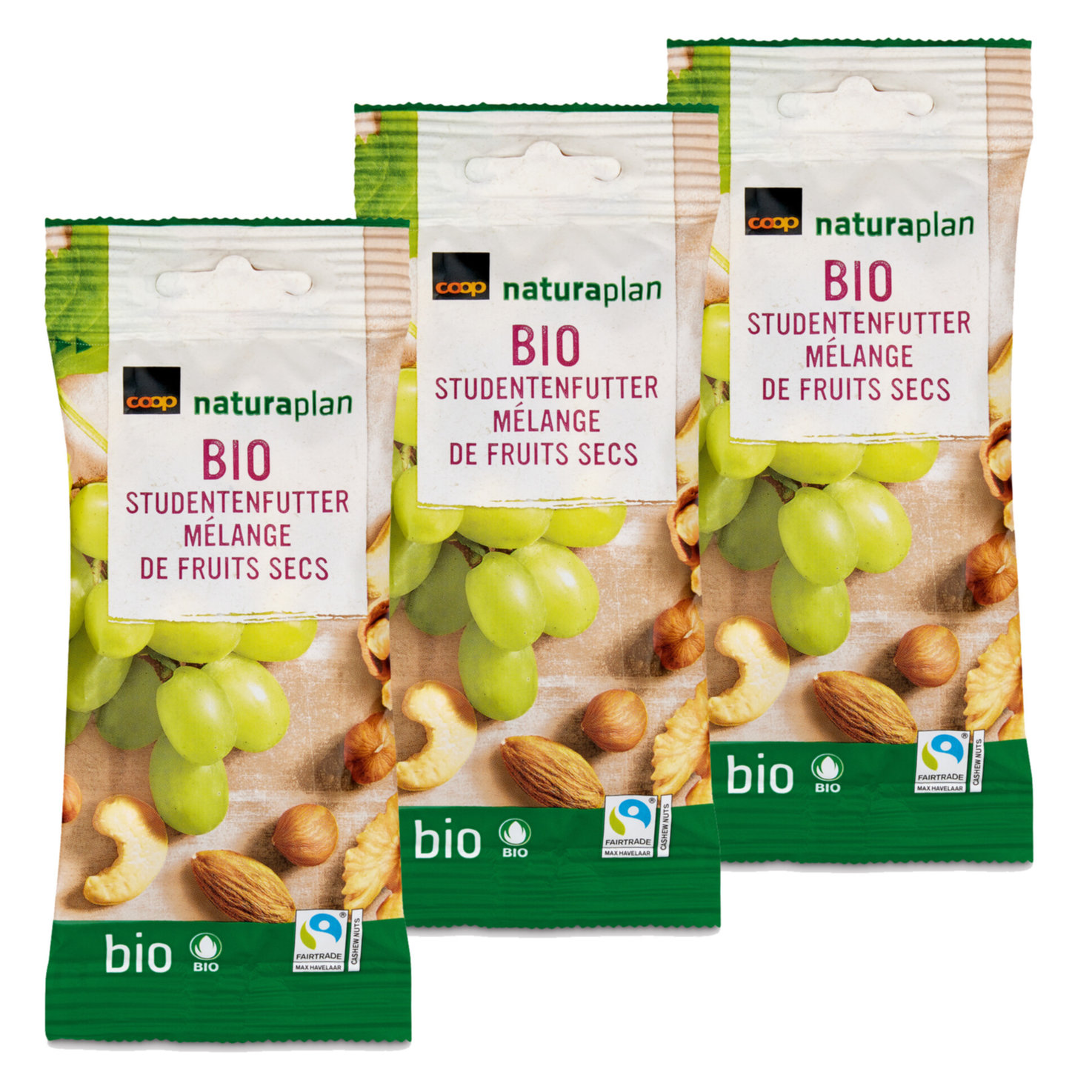 Naturaplan Bio Studentenfutter 3x50g