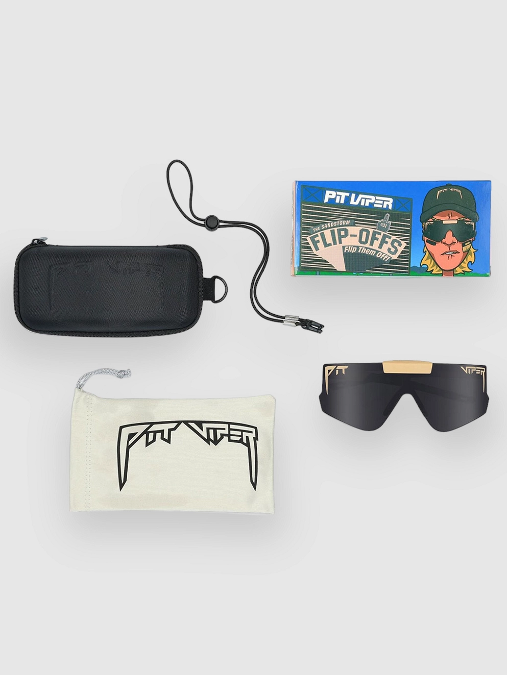 Pit Viper The Flip-Offs Sunglasses sandstorm