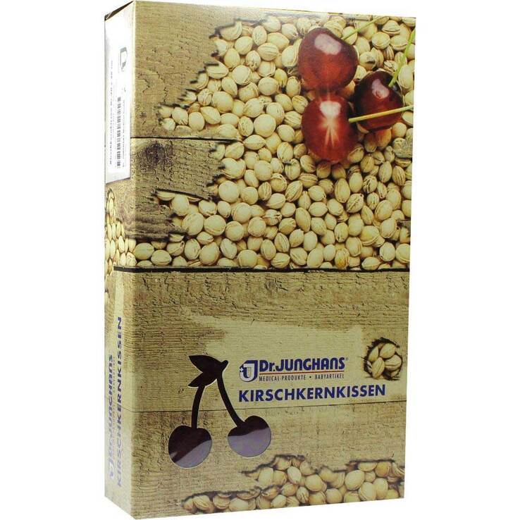 Kirschkernkissen 20x30 cm mit Flausch bordeaux, 1 St