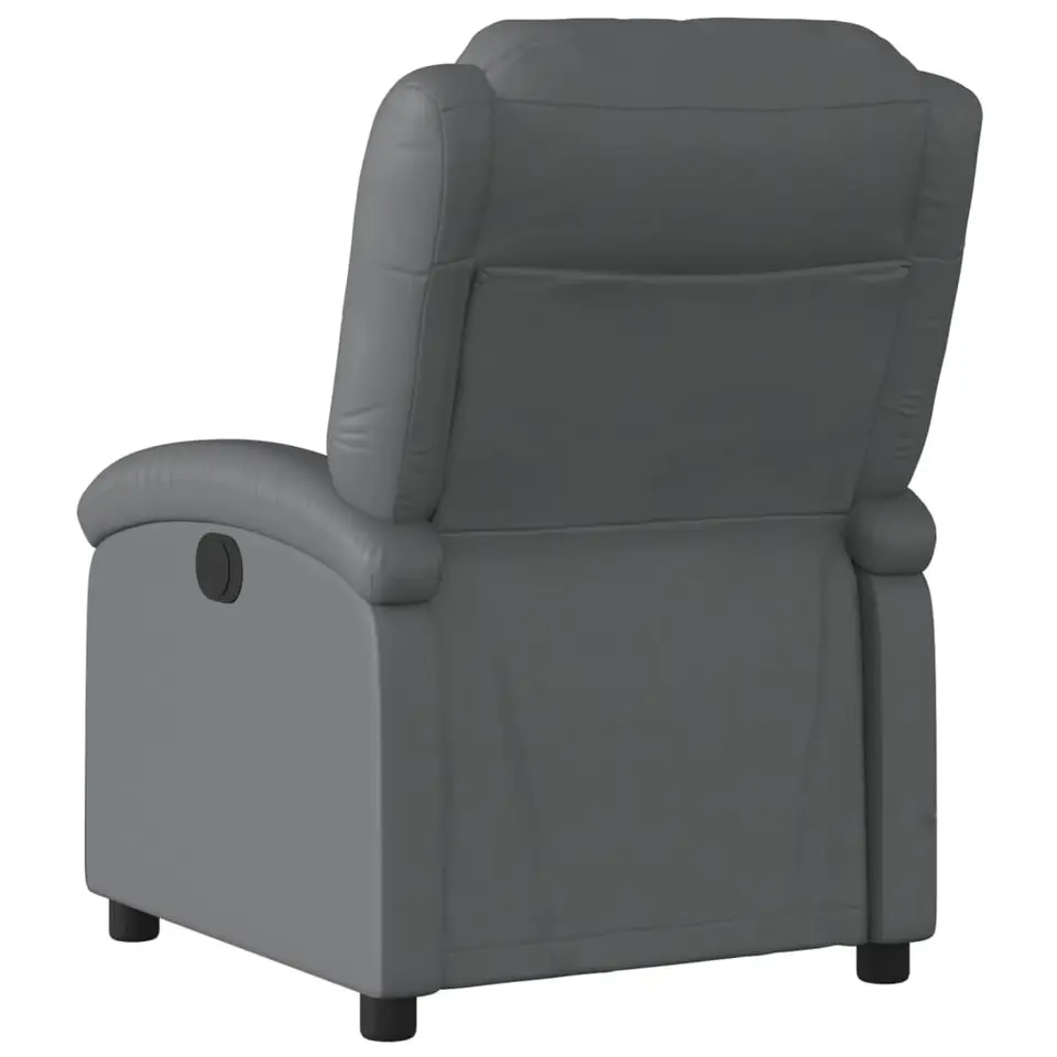 vidaXL - Fauteuil - Grijs - Kunstleer