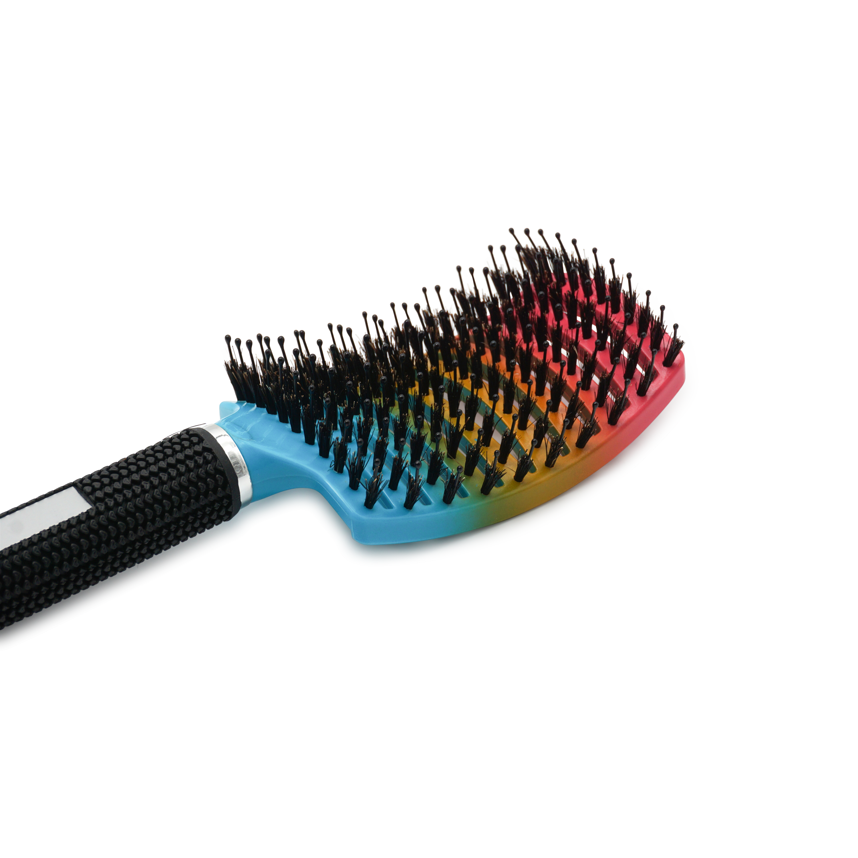 (70mm) Locken Styling Haarbürste Kopf Massage Bürste Detangling Brush - Bunt
