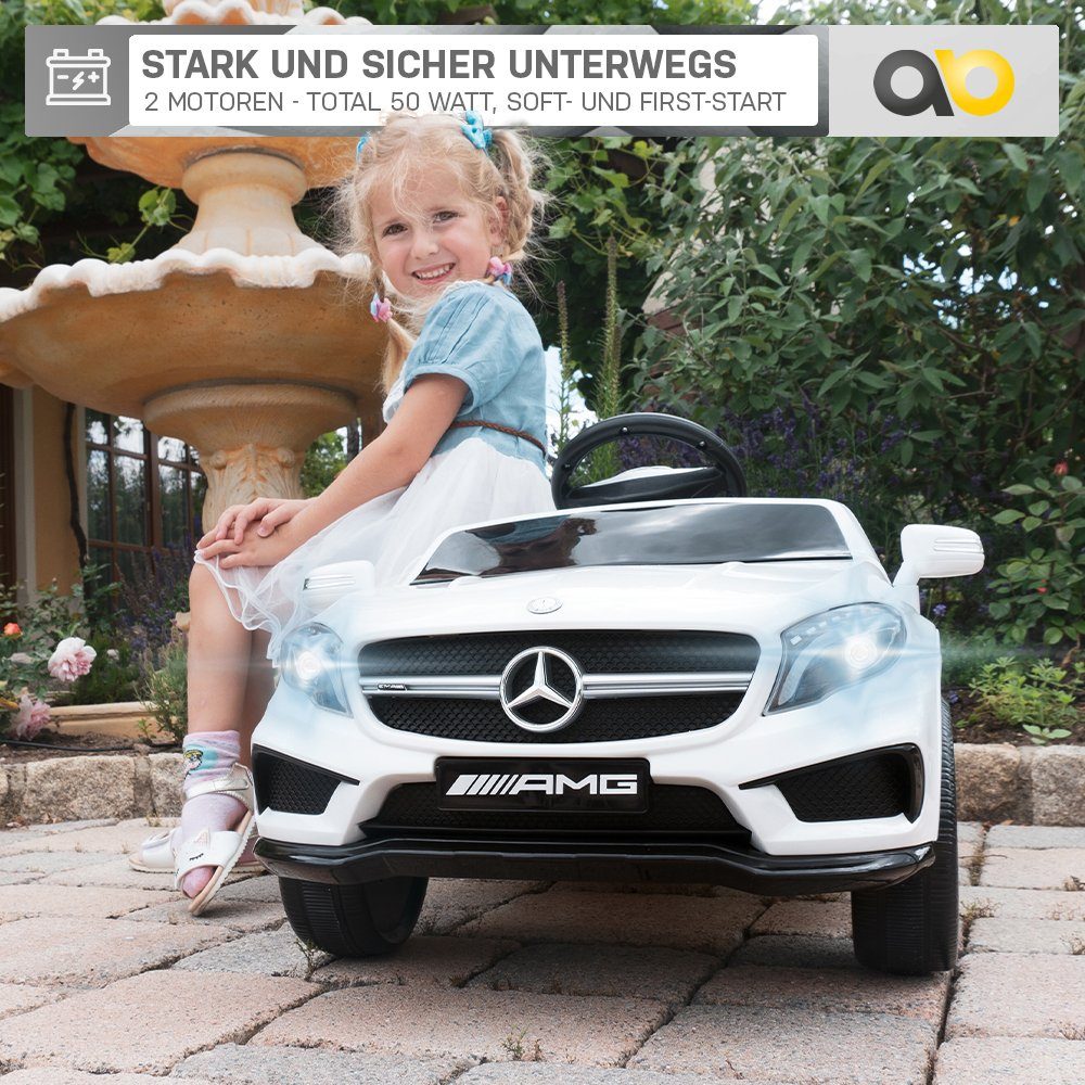 Actionbikes Motors Elektro-Kinderauto Kinderfahrzeug Mercedes GLA 45 AMG Lizenziert 3-5 Jahre, Belastbarkeit 30 kg, (1-tlg), Kinder Spielzeug - elektrisches Fahrzeug 3-6 Km/h - mit Fernbedienung