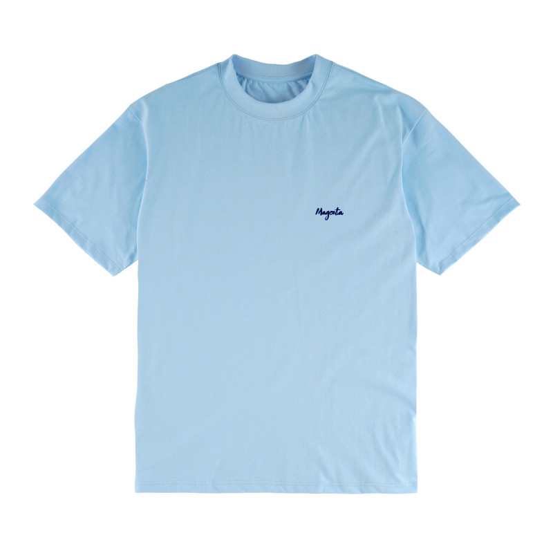 PETIT T-SHIRT EN VELOURS - BLEU