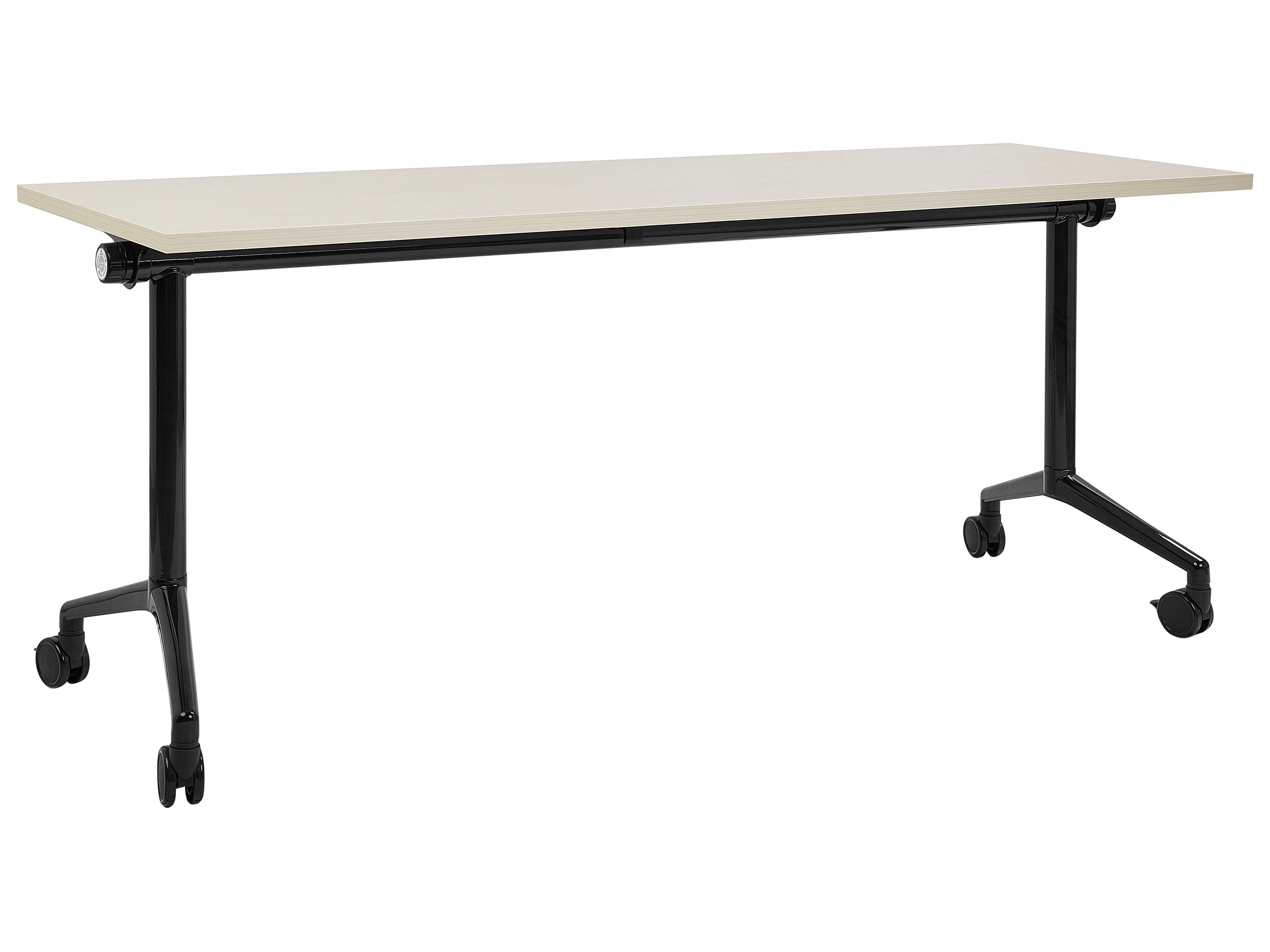 Inklapbaar bureau CAVI Lichtbruin 180 cm 60 cm met wielen