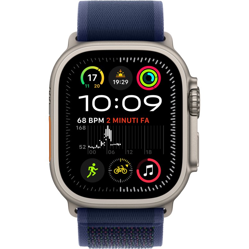 Apple Watch Ultra 2 OLED 49 mm Numérique 410 x 502 pixels Écran tactile 4G Titane GPS (satellite)