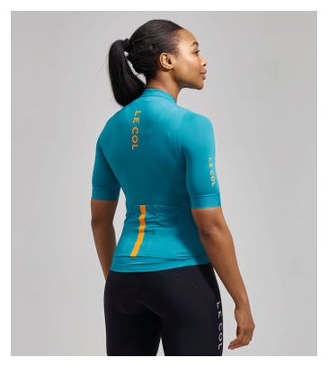 Maillot Manches Courtes Femme Le Col Pro II Bleu