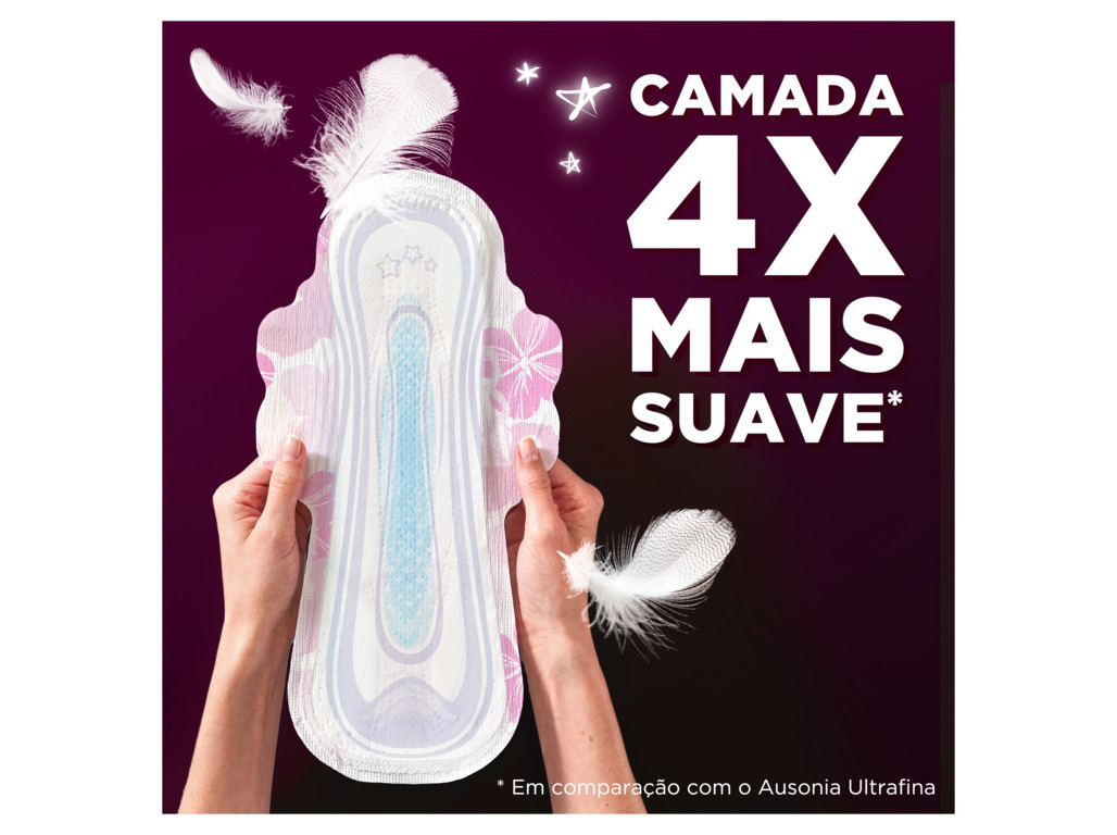 PENSOS HIGIÉNICOS ULTRAFINA PLUS NOITE AUSONIA 10 UN