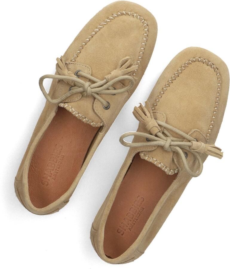 SHABBIES Mocassins Dames Ciska Mocca Maat: 38 Materiaal: Suède Kleur: Camel