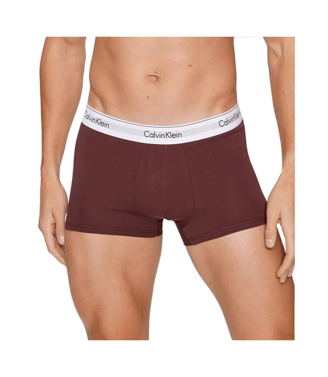 x3 Boxers Marron/noir/Rouge Homme Calvin Klein Jeans Trunk