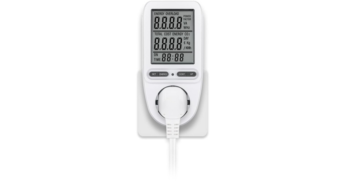 goobayDigitale energiekostenmeter Pro meetapparaat  (Wit)