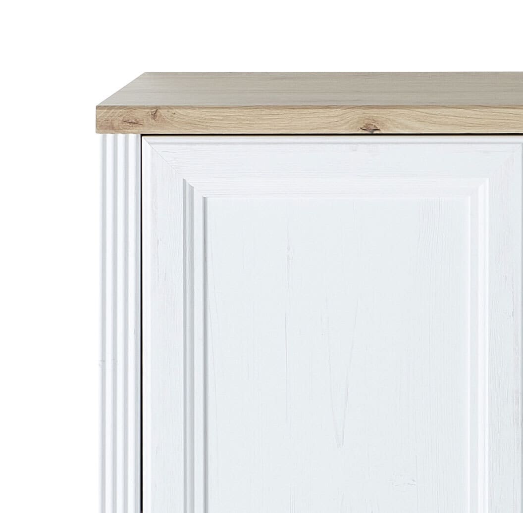 CASAVANTI Aktenschrank JASMIN 86 x 127 cm Pinie hell/ Artisan Eiche