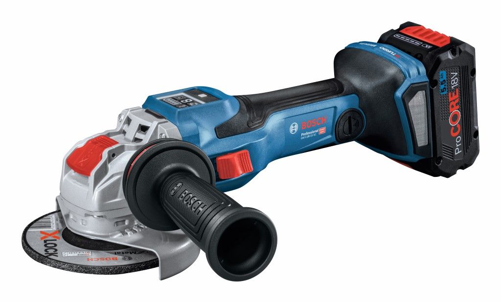 Bosch GWX 18V-15 SC Accu haakse haakse slijper set in L-Boxx - 06019H6502