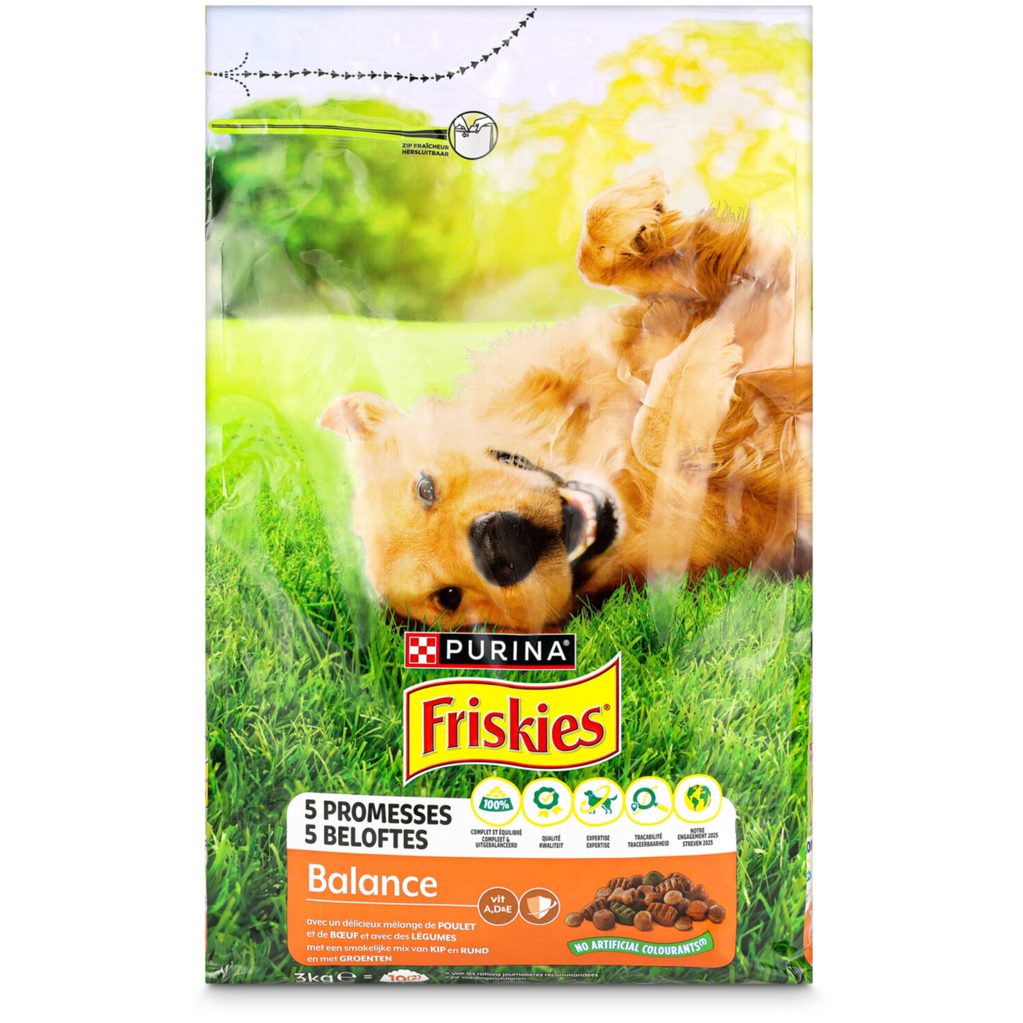 Friskies Balance Hunde Trockenfutter Fleisch & Gemüse
