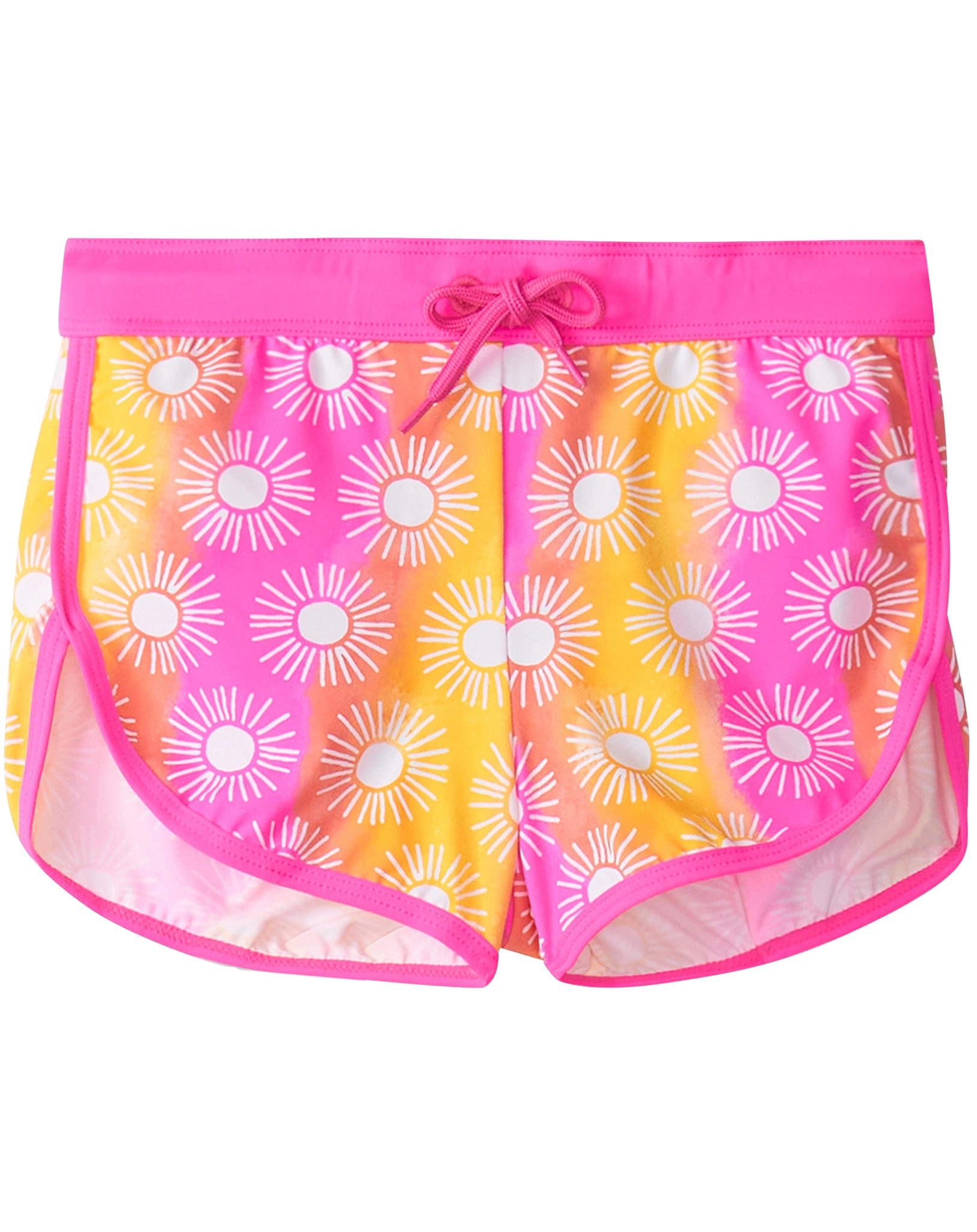 Schwimm-Shorts SUNSHINE in gelb/pink