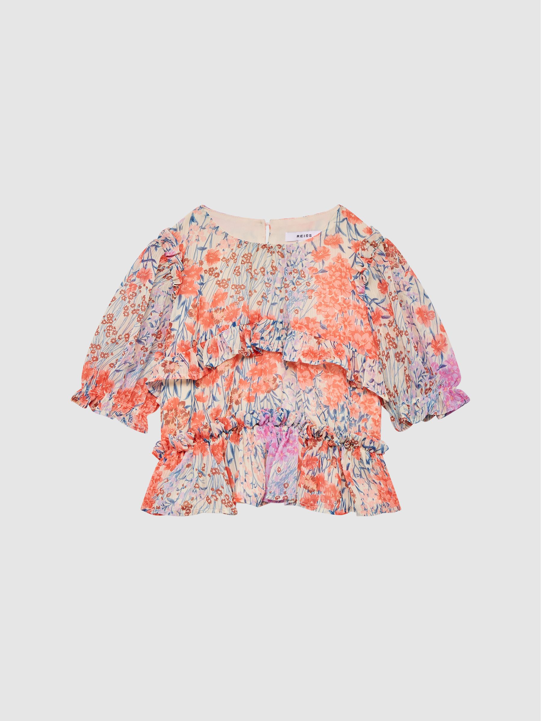 Reiss Hester blouse met bloemenprint