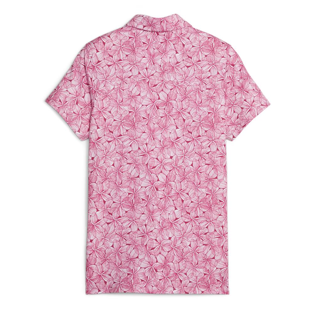 Puma Polo à Motifs Rose Femme Puma Plumeria