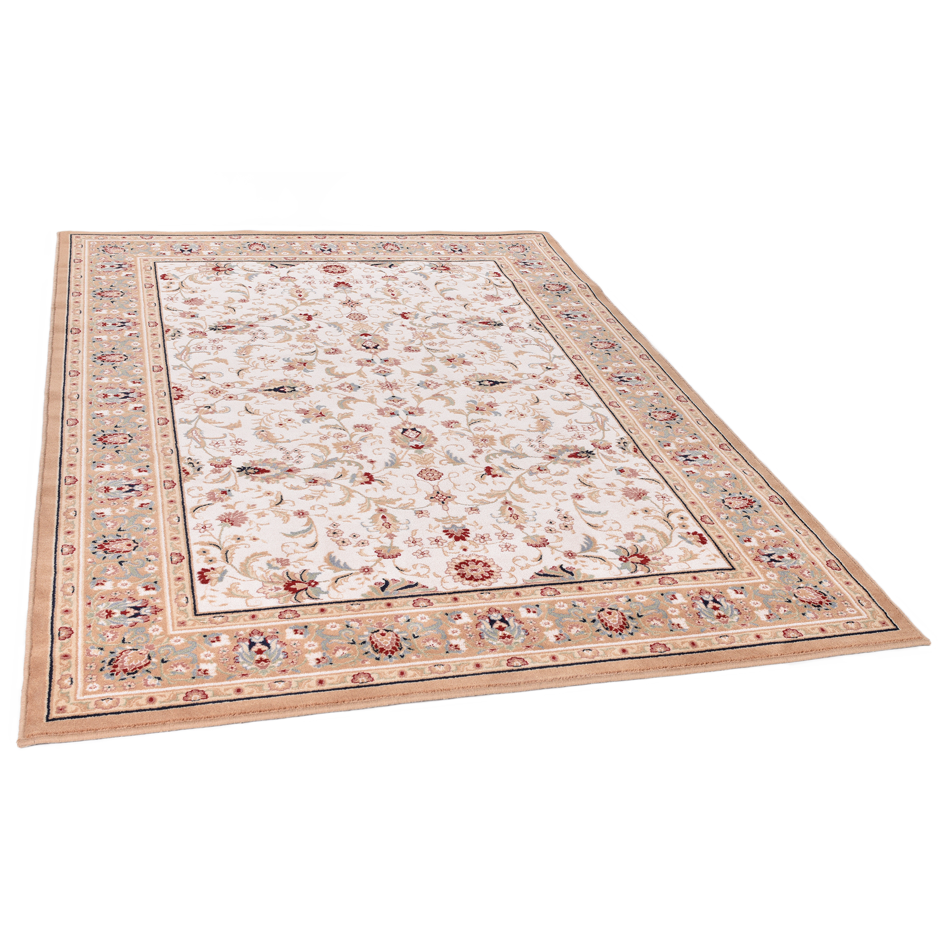 Orient-Teppich DOLNA - beige - Schurwolle - 50x80 cm